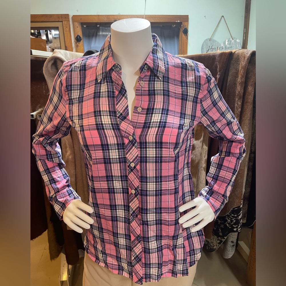 Talbot Small Pink Plaid Top